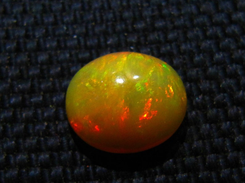 10\u00d711 mm oval natural Ethiopian opal gemstones cabochon calibrated loose opal stone 1 piece multi flashy fire opal opal cabochon opal