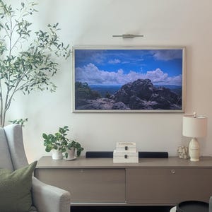 SAMSUNG Frame TV | Blue Ridge Mountains View | Digital Image Art
