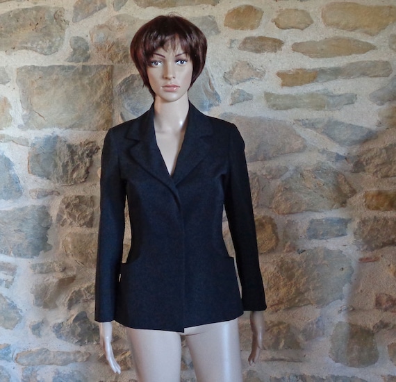 Agnes B Vintage Wool Jacket: French Designer, Size Small - Etsy Israel