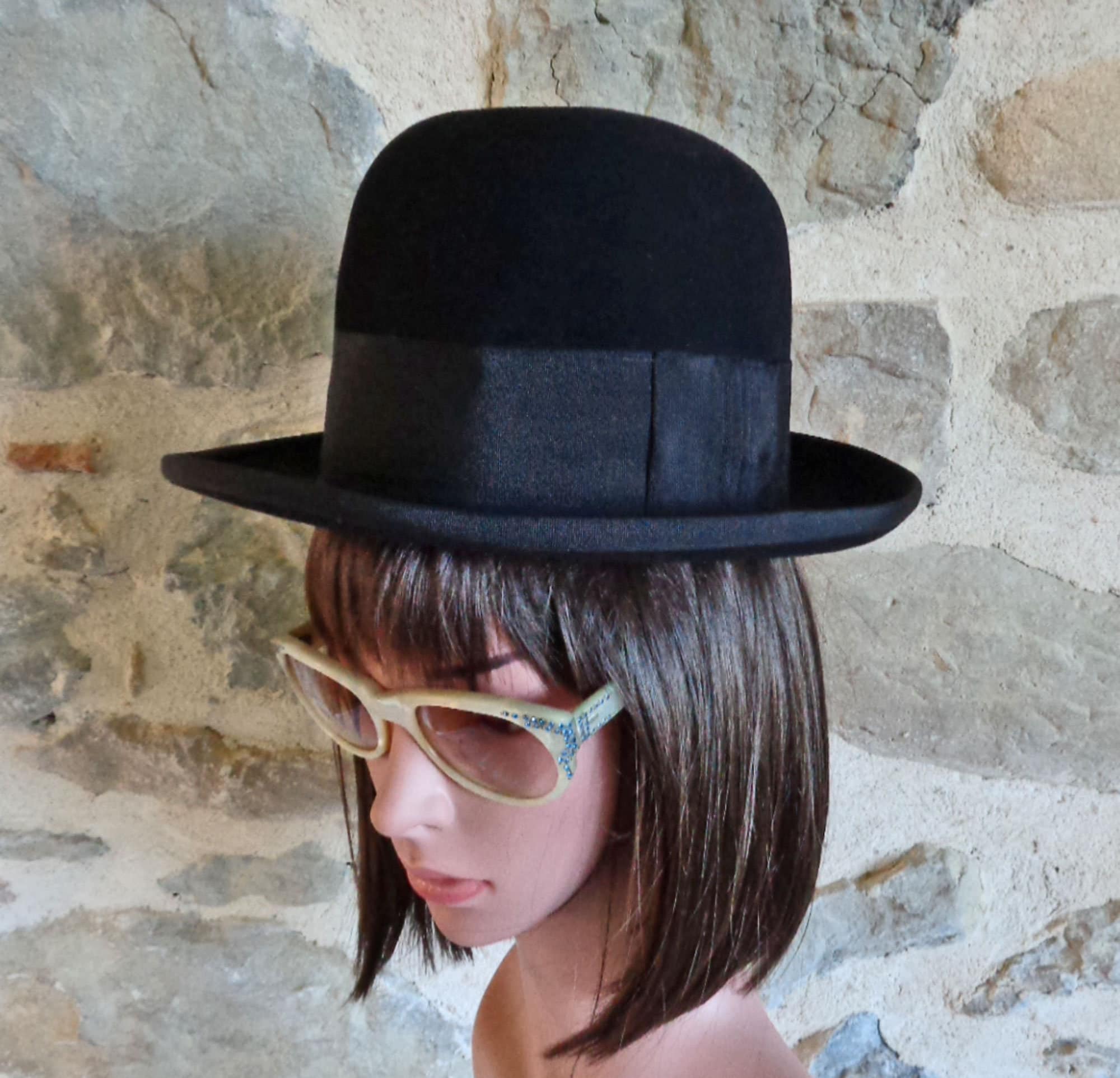 High Crown Bowler Etsy Australia