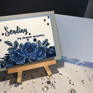 Carte de sympathie condoléances