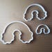Rainbow Arch Cloud Shape Cookie Cutter Dough Biscuit Pastry Fondant Sharp Stencil Rain Bow Summer Weather