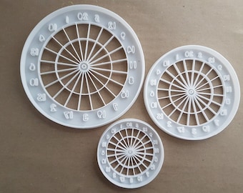 Dart Board Sport Game Pub Shape Cookie Cutter Dough Biscuit Pastry Fondant Stamp Stencil Sharp Dartboard