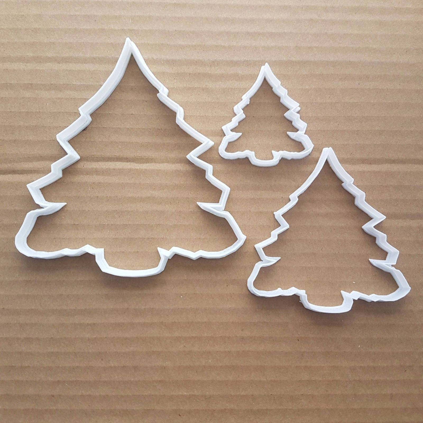Christmas Evergreen Pine Shape Cookie Cutter Dough Biscuit Pastry Fondant Sharp - Picture 5 of 5