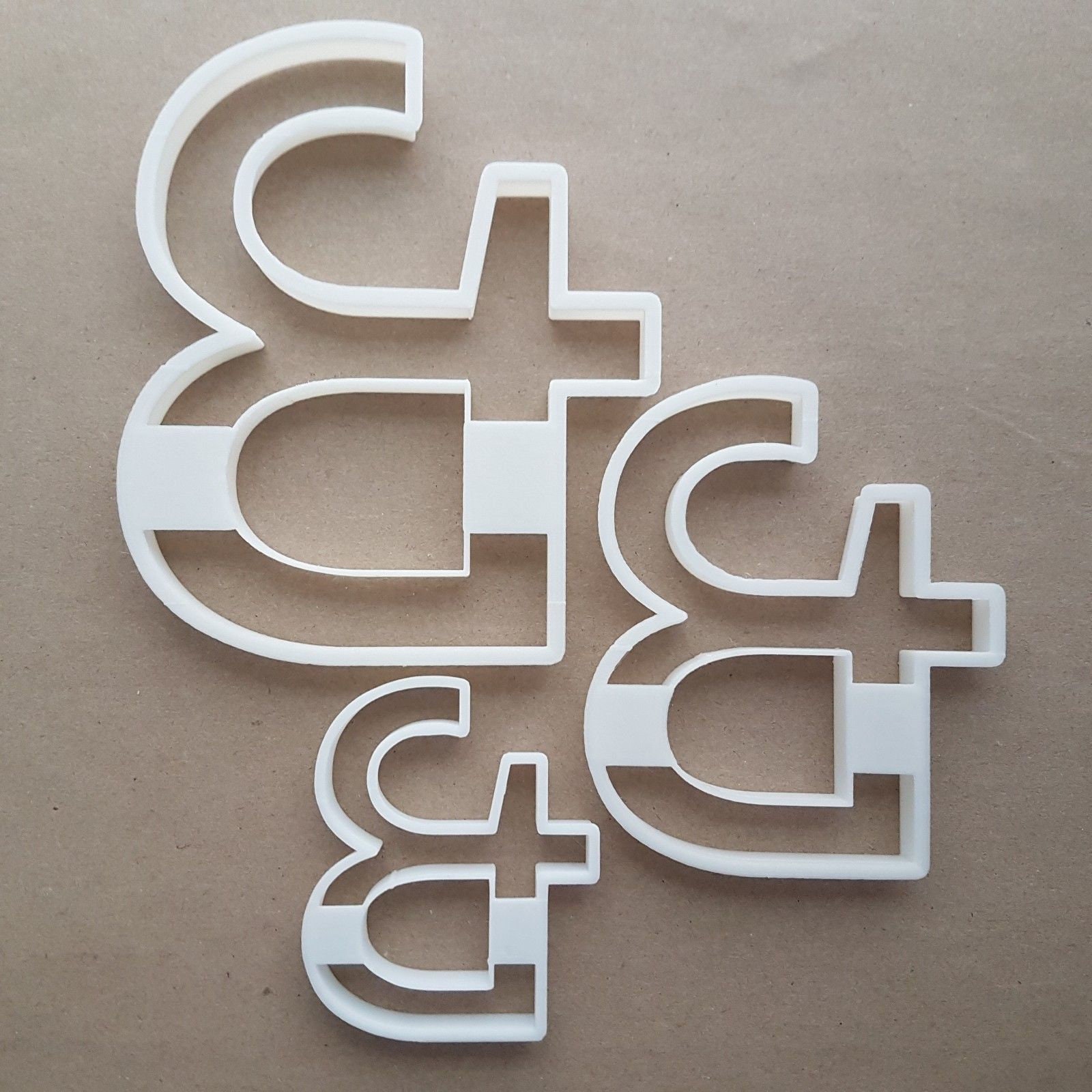 Ampersand & And Latin Shape Cookie Cutter Dough Biscuit Pastry Fondant Sharp