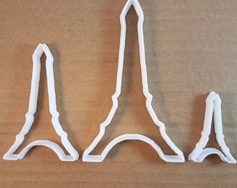 Eiffel Tower France Paris Shape Cookie Cutter Dough Biscuit Pastry Fondant Sharp Stencil Landmark Building Iconic French