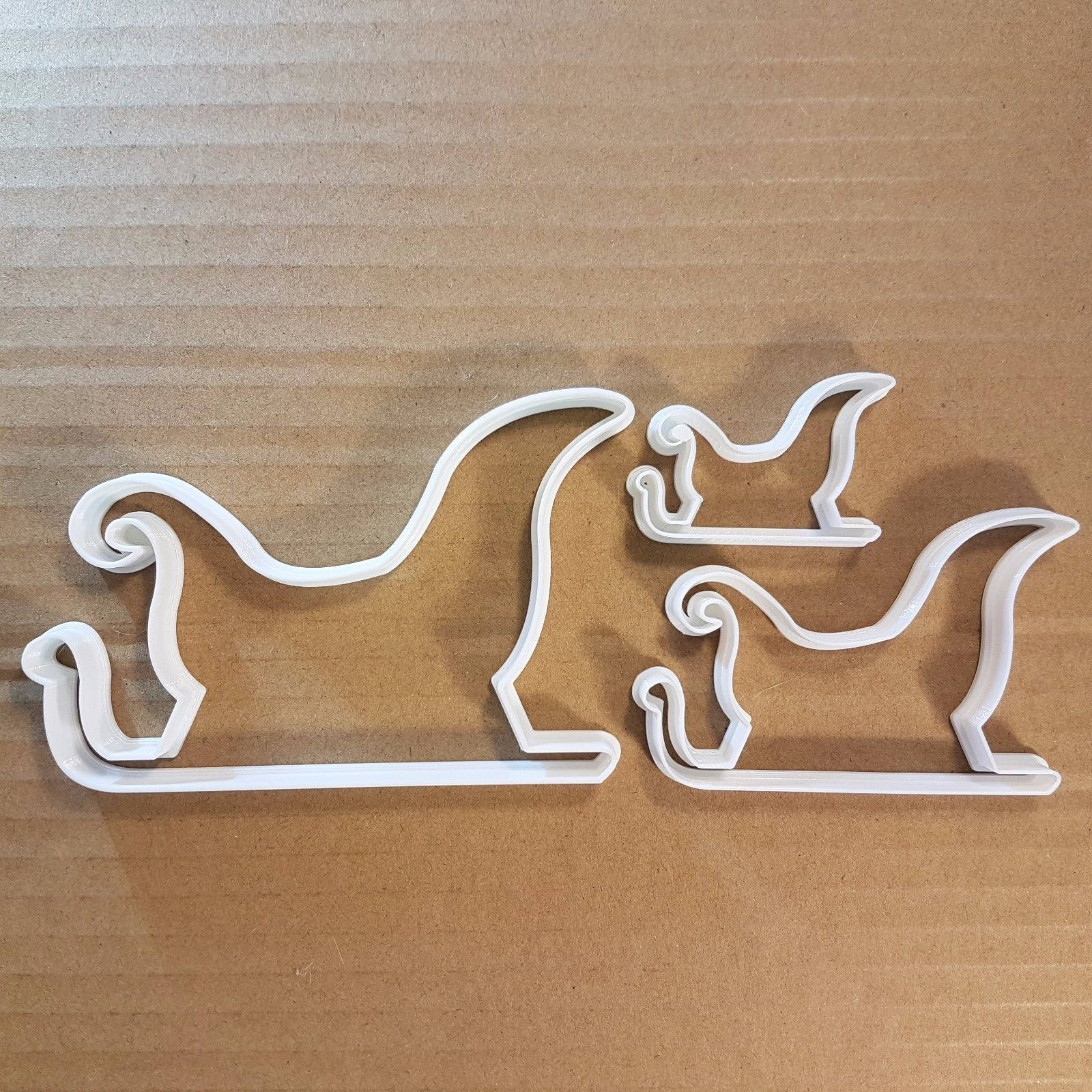 Sleigh Santa Sledge Xmas Cookie Cutter Christmas Biscuit Pastry Fondant Sharp