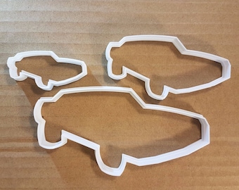 Klassische amerikanische Muscle-Car Form Cookie Cutter Teig Keks Gebäck Fondant scharfe Schablone Fahrzeug Auto Mobile Automobil Stoßfänger