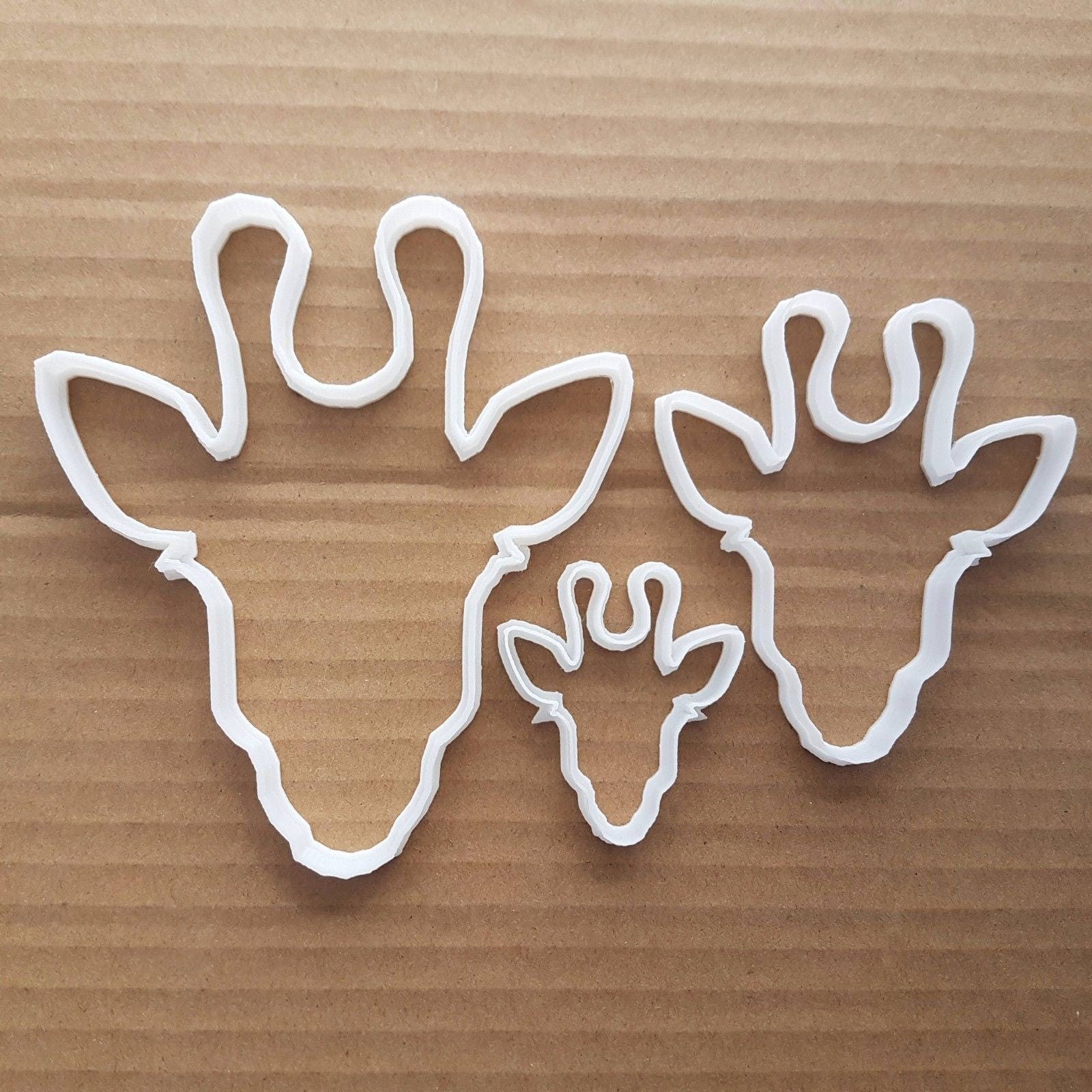 Giraffe Animal Zoo Shape Cookie Cutter Dough Biscuit Pastry Fondant Sharp