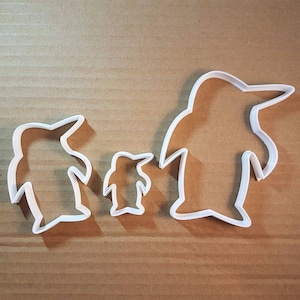 Penguin Animal Bird Shape Cookie Cutter Dough Biscuit Pastry Fondant Sharp Stencil Ice Winter