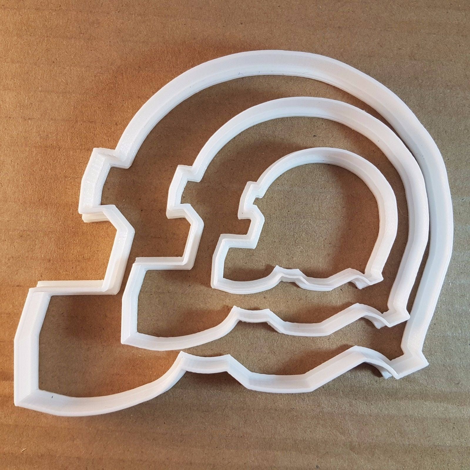 Helmet American Football Guard Shape Cookie Cutter Dough Biscuit Pastry Fondant