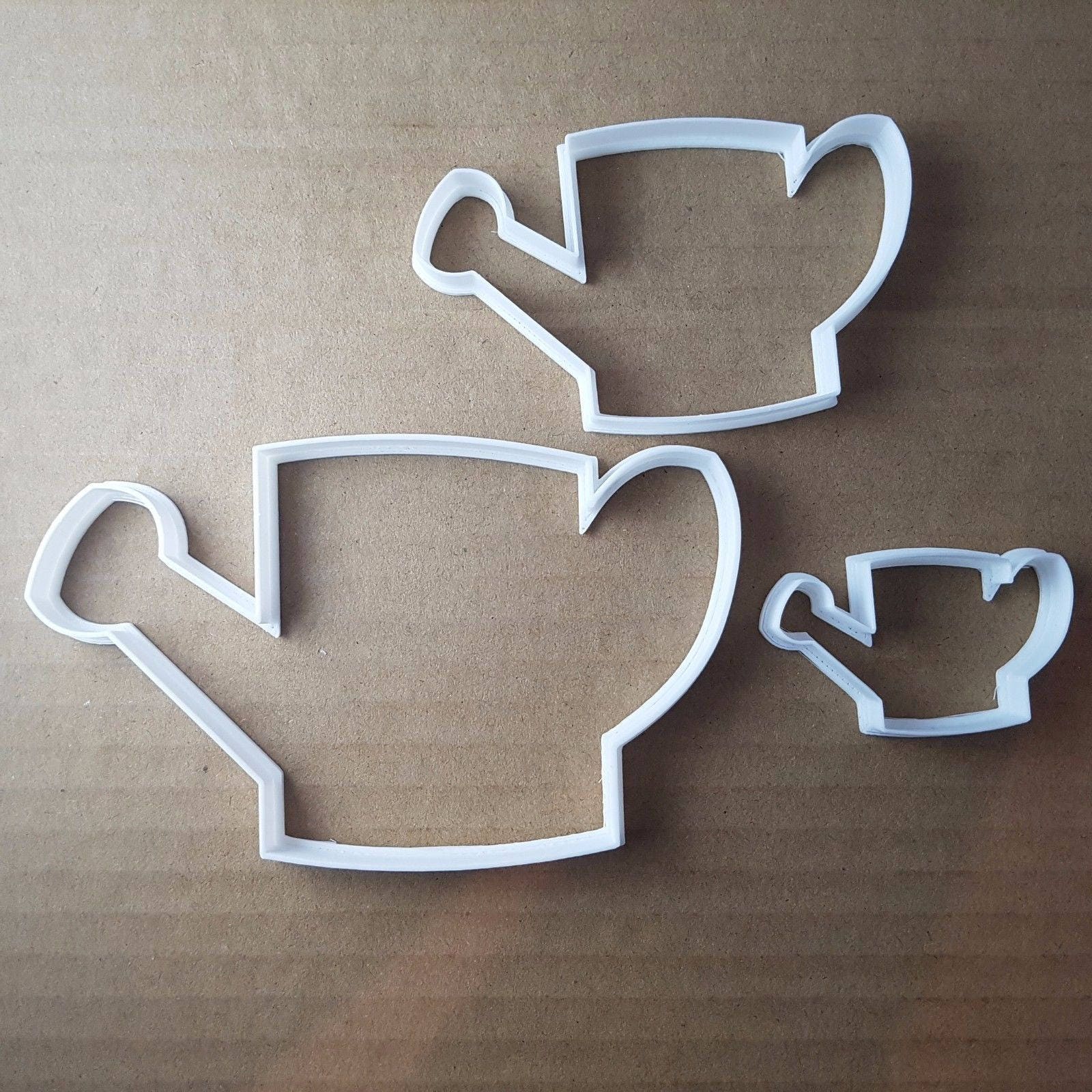 Watering Can Gardening Tool Shape Cookie Cutter Biscuit Pastry Fondant Sharp