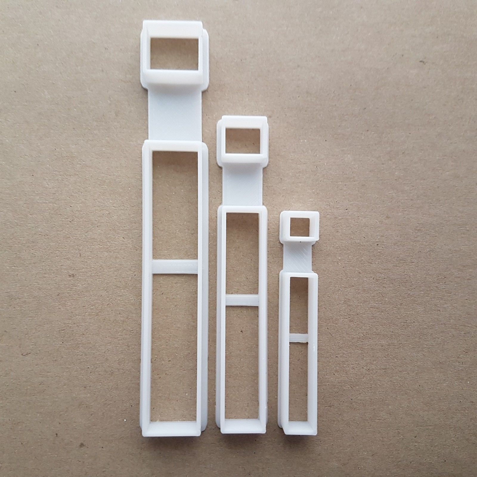 Alphabet Letter I Lower Shape Cookie Cutter Dough Biscuit Pastry Fondant Sharp