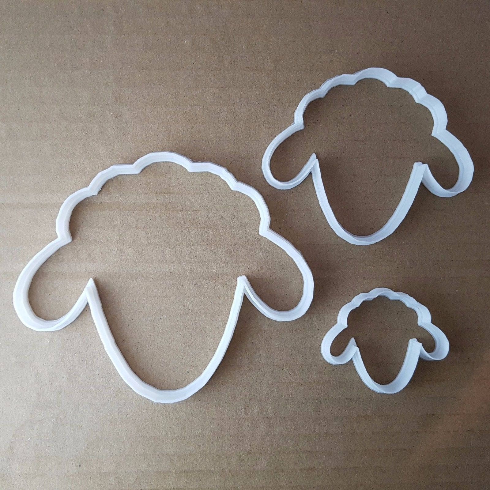 Sheep Lamb Farm Animal Shape Cookie Cutter Dough Biscuit Pastry Fondant Sharp