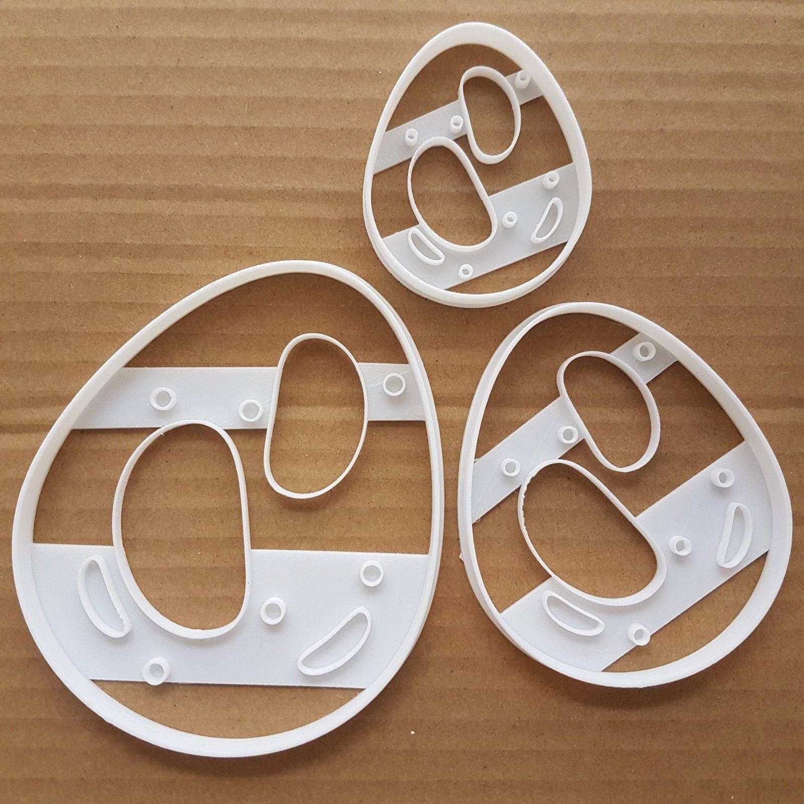 Easter Egg Chocolate Shape Cookie Cutter Dough Biscuit Pastry Pattern Sharp