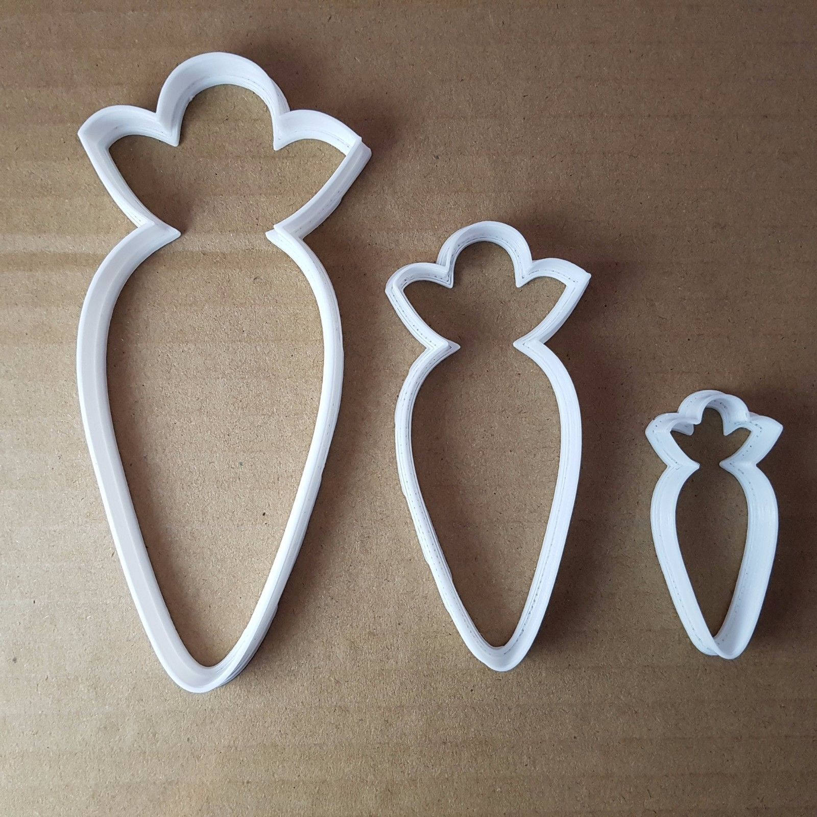 Carrot Vegetable Garden Shape Cookie Cutter Dough Biscuit Pastry Fondant Sharp