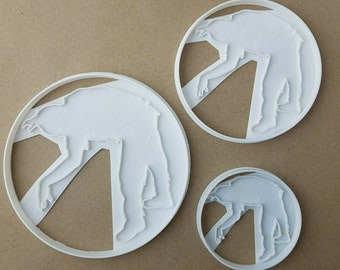 Crawling Zombie Halloween Shape Cookie Cutter Dough Biscuit Pastry Fondant Stamp Spooky Scary Stencil Sharp