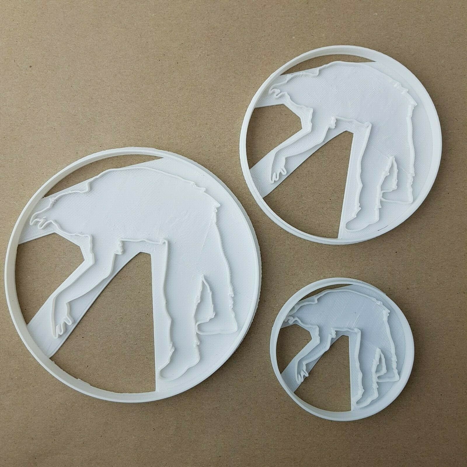 Crawling Zombie Halloween Shape Cookie Cutter Dough Biscuit Pastry Fondant Stamp