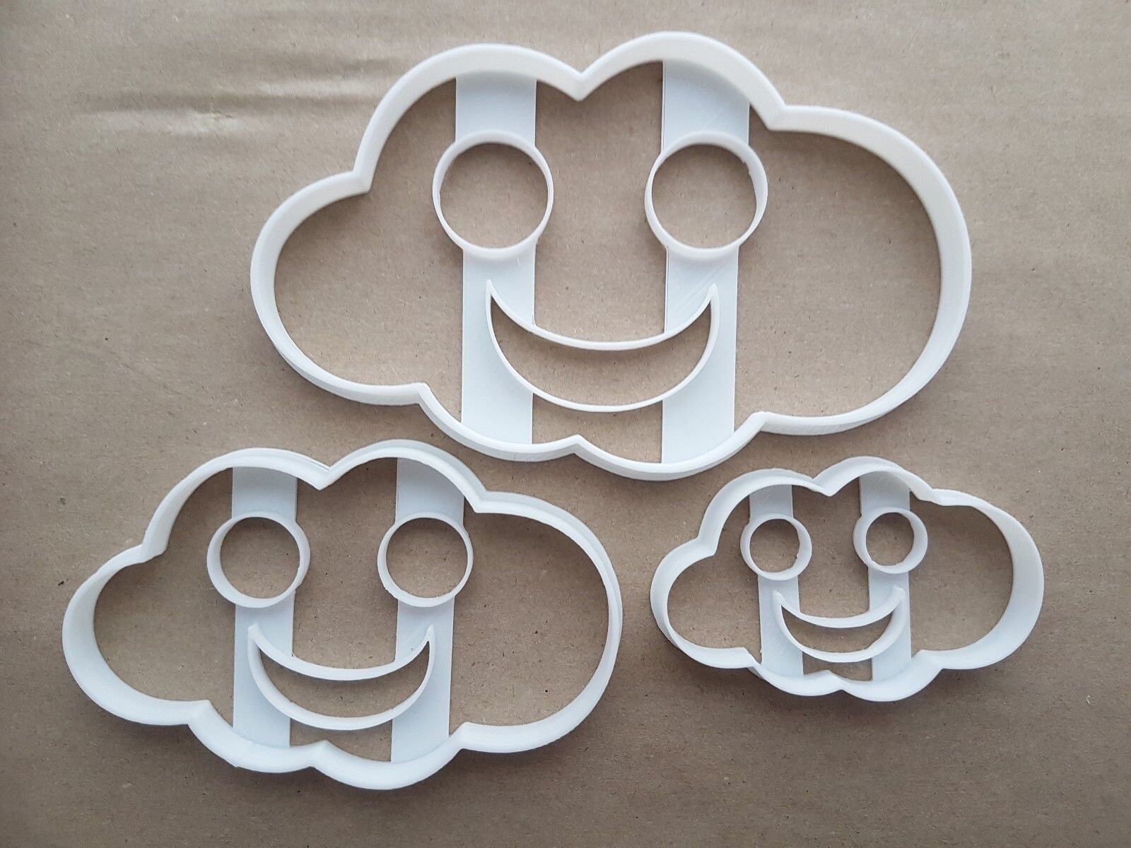 Happy Cloud Weather Shape Cookie Cutter Dough Biscuit Pastry Fondant Sharp