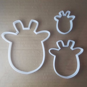 Giraffe Animal Africa Shape Cookie Cutter Dough Biscuit Pastry Fondant Sharp Stencil Mammal African Head