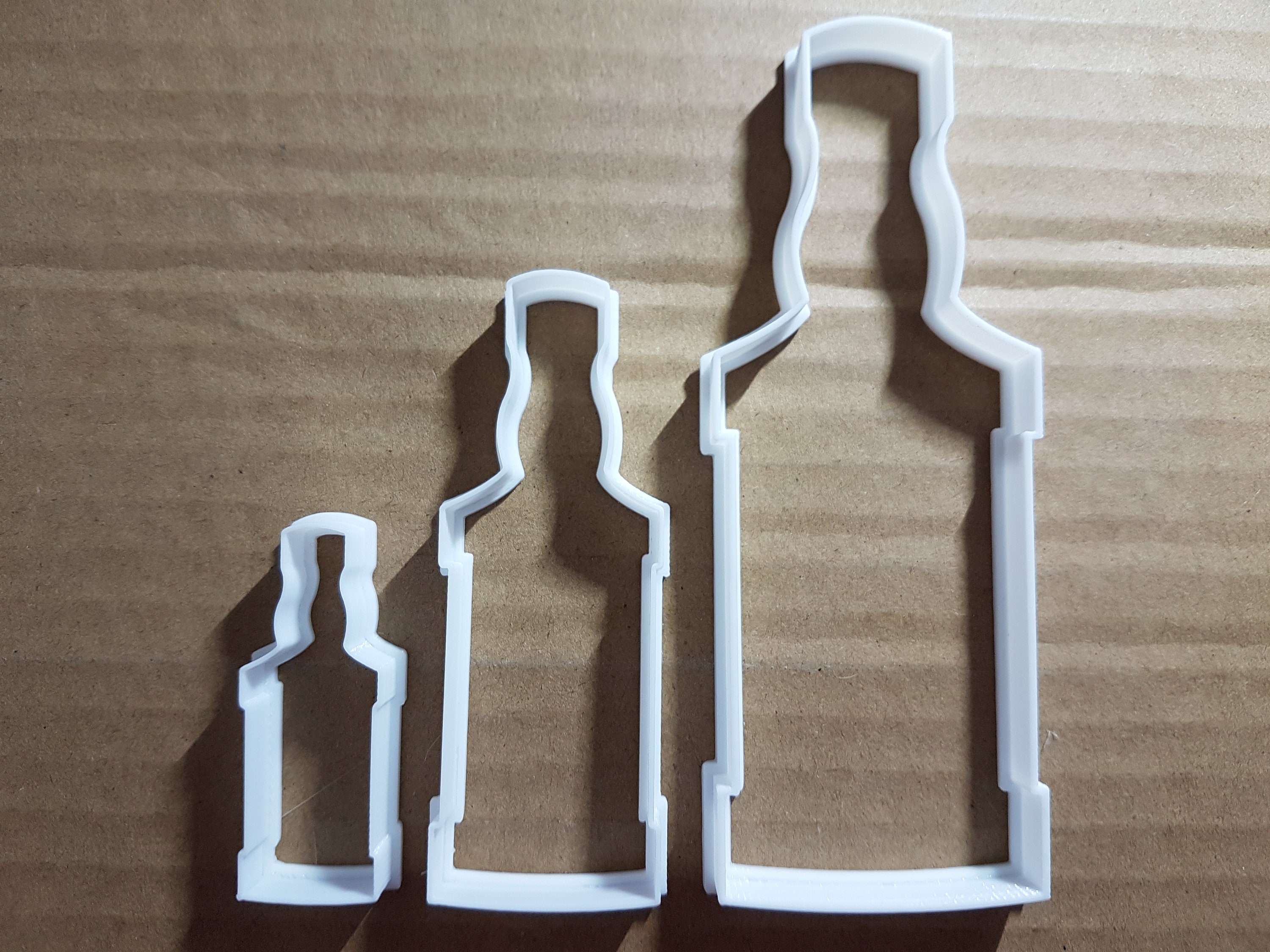 Whiskey Bottle Beer Drink Shape Cookie Cutter Dough Biscuit Pastry Fondant Sharp