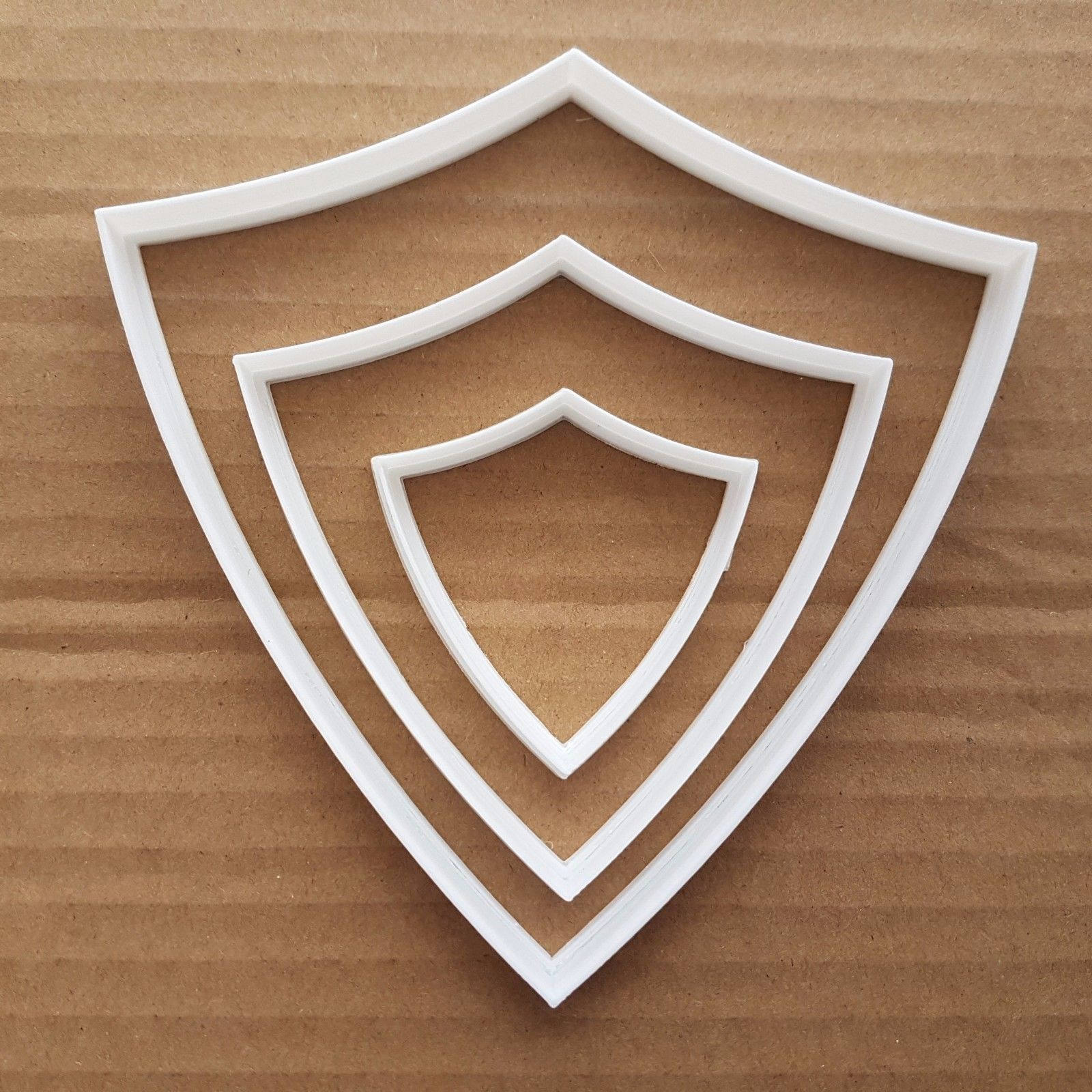 Shield Arms Battle Plaque Shape Cookie Cutter Dough Biscuit Pastry Fondant Sharp