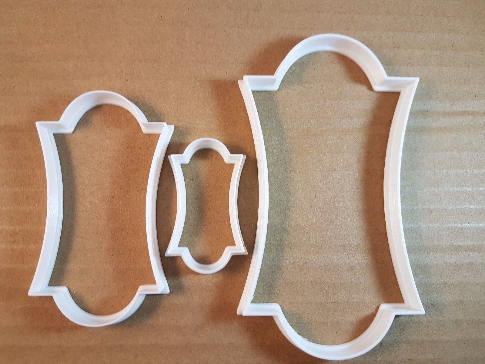 Plaque Sign Notice Board Shape Cookie Cutter Dough Biscuit Pastry Fondant Sharp