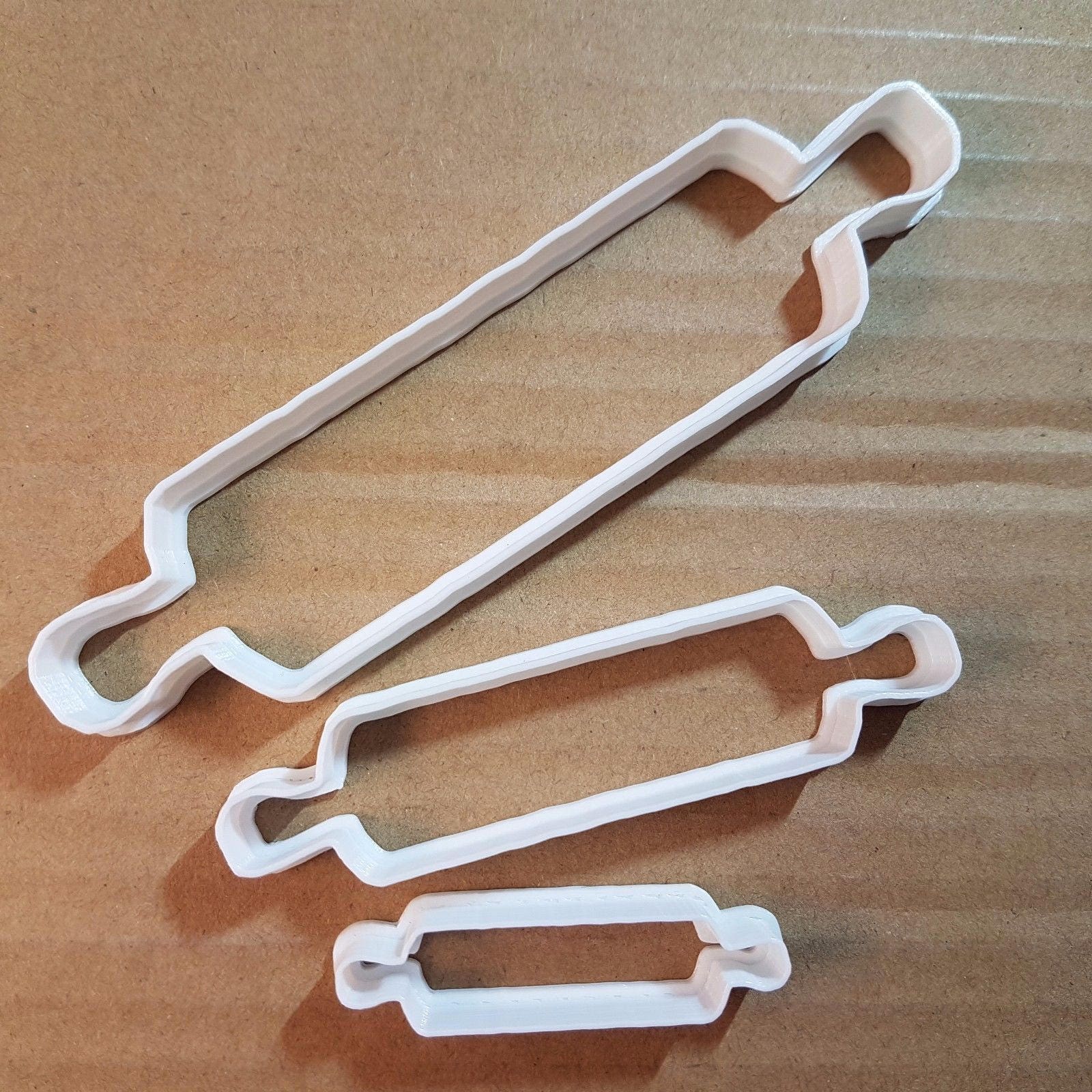 Rolling Pin Cook Baking Shape Cookie Cutter Dough Biscuit Pastry Fondant Sharp