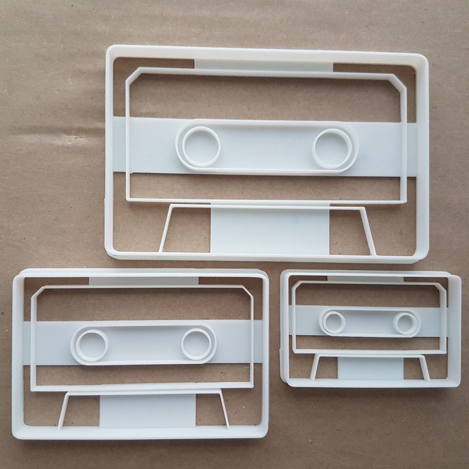 Cassette Tape Video Music Shape Cookie Cutter Dough Biscuit Pastry Fondant Sharp