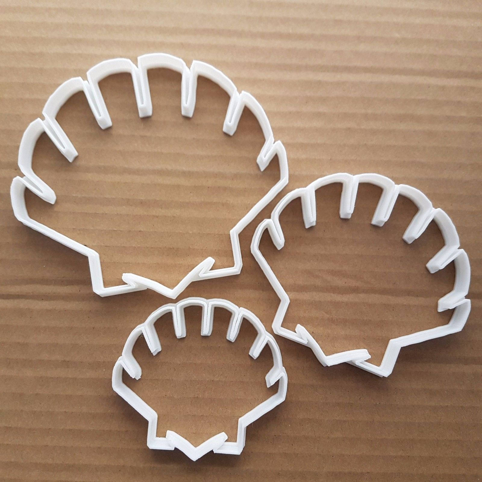 Shell Scallop Seaside Shape Cookie Cutter Dough Biscuit Pastry Fondant Sharp