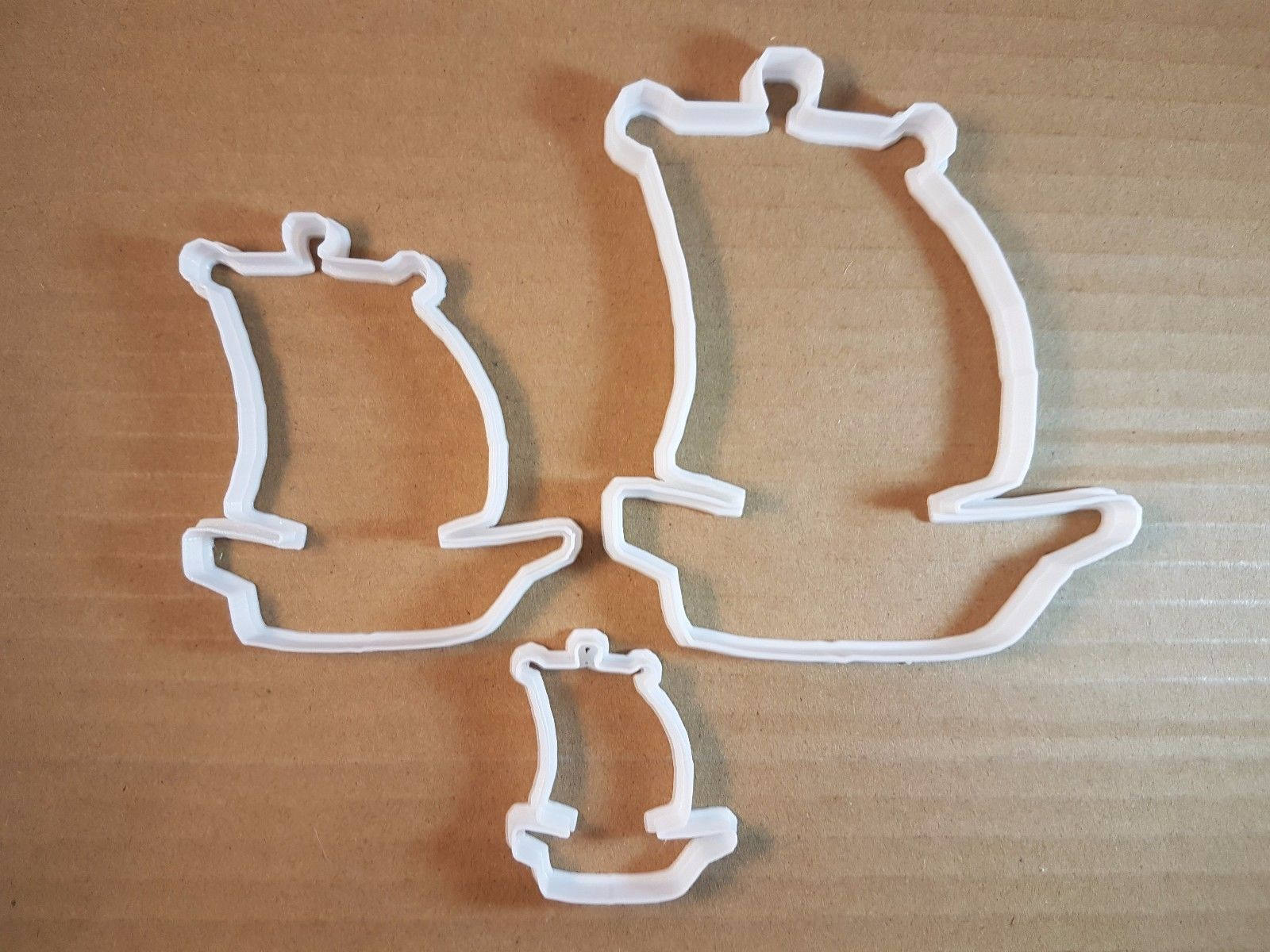 Boat Ship Pirate Sail Shape Cookie Cutter Dough Biscuit Pastry Fondant Sharp