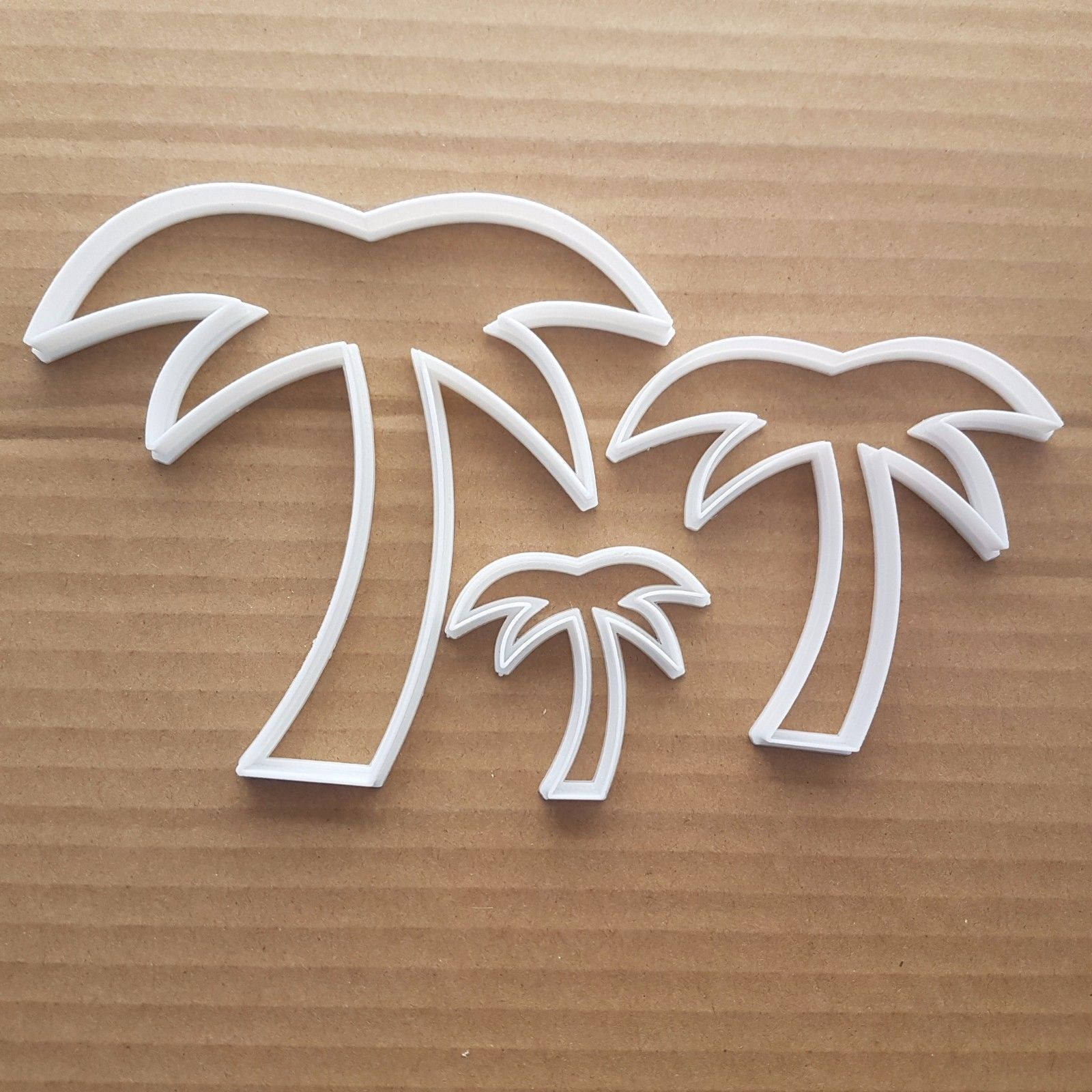 Palm Tree Holiday Bahamas Shape Cookie Cutter Dough Biscuit Pastry Stencil Beach