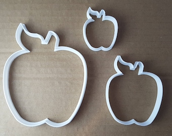 Apple Fruit Plant Shape Cookie Cutter Dough Biscuit Pastry Fondant Food Sharp