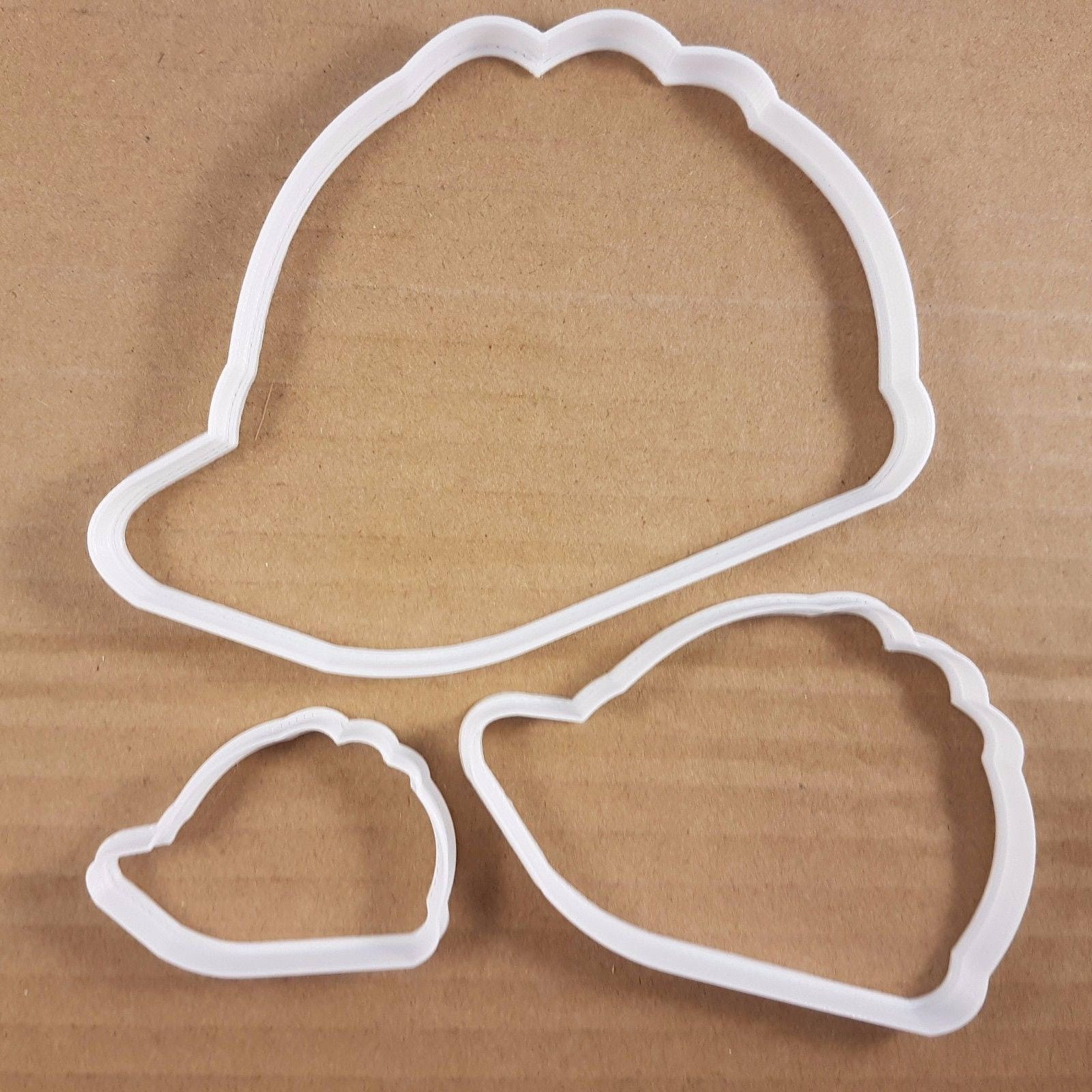 Hard Hat DIY Builder Shape Cookie Cutter Dough Biscuit Pastry Fondant Sharp