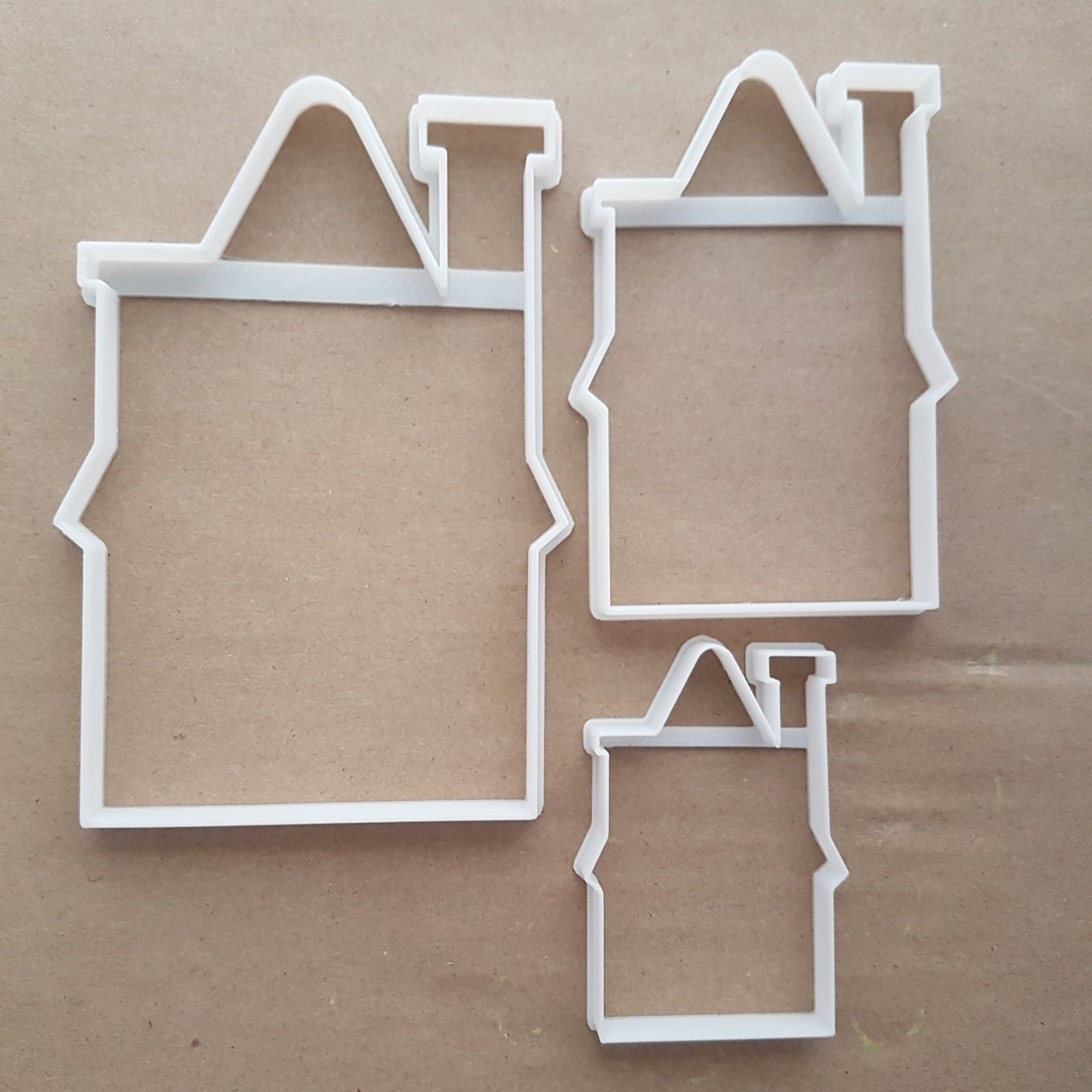 House Building Home Shape Cookie Cutter Dough Biscuit Pastry Fondant Sharp