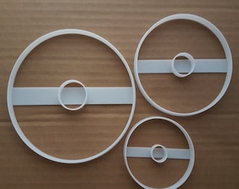 Donut Donut Süßigkeiten Form Cookie Cutter Teig Keks Gebäck Fondant scharfe Schablone Snack Teig Nuss Ring Dessert Pudding