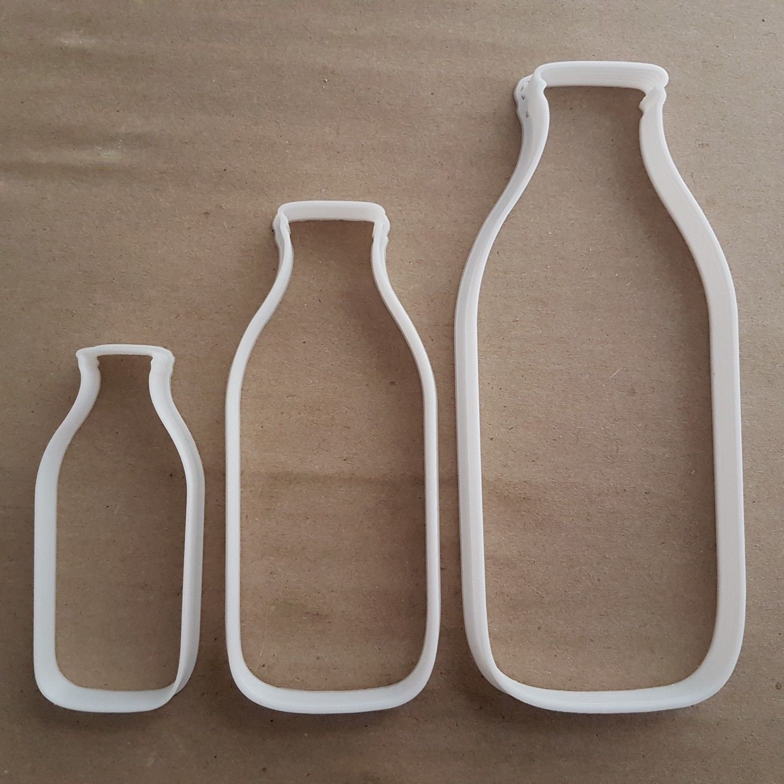 Milk Bottle Glass Baby Shape Cookie Cutter Dough Biscuit Pastry Fondant Stamp