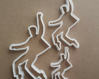 Elvis Rock icône danse forme cookie cutter pâte biscuit pâtisserie fondant timbre pochoir Sharp Presley célébrité célèbre danse