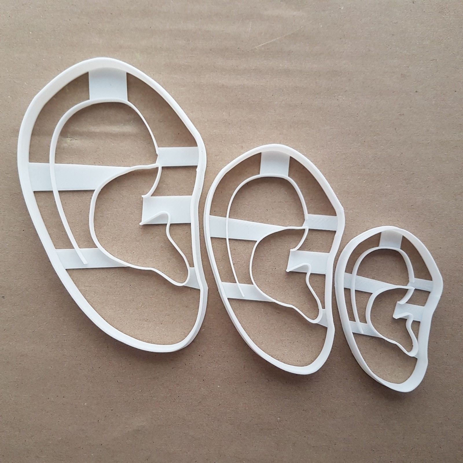 Ear Body Part Human Shape Cookie Cutter Dough Biscuit Pastry Fondant Sharp