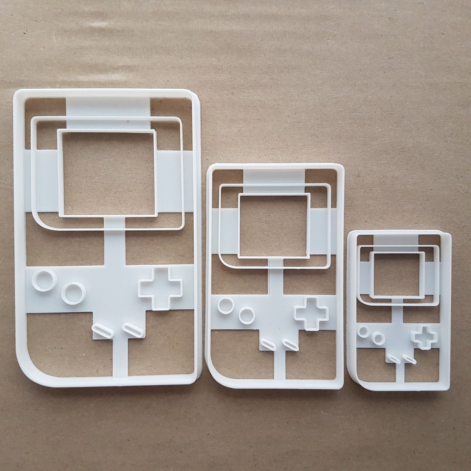 Game Handheld Console Shape Cookie Cutter Dough Biscuit Pastry Fondant Sharp