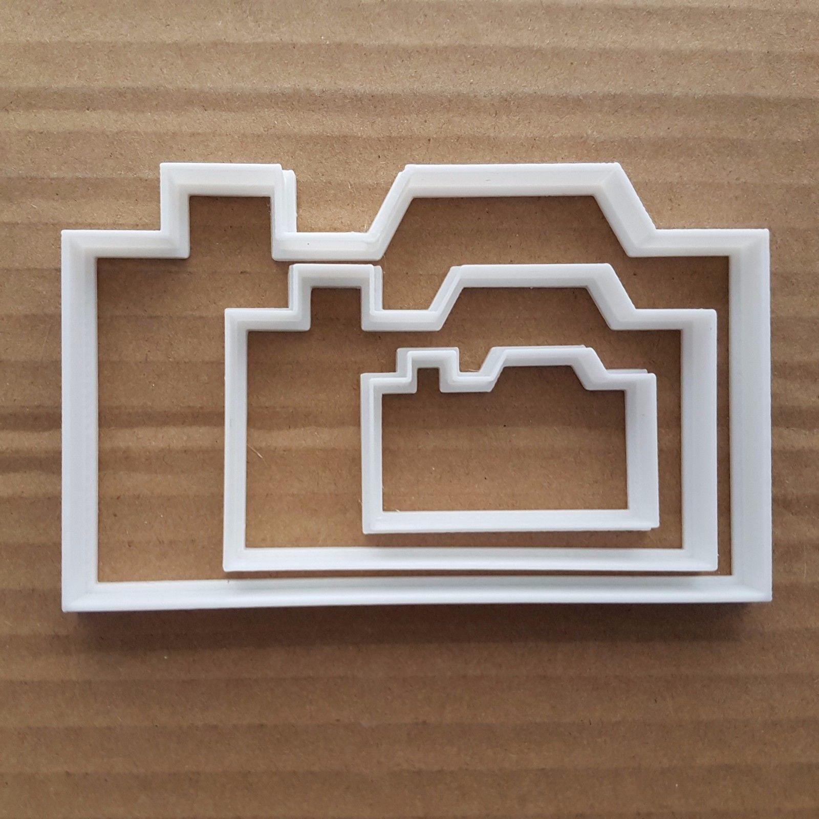 Camera Shape Cookie Cutter Dough Biscuit Pastry Picture Photography SLR Fondant