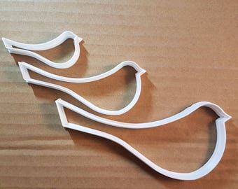 Bird Swallow Chaffinch Shape Cookie Cutter Animal Biscuit Pastry Fondant Sharp Stencil Dove Dough