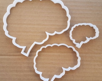 Brain Mind Head Muscle Shape Cookie Cutter Dough Biscuit Pastry Fondant Sharp Stencil Body Part Anatomy