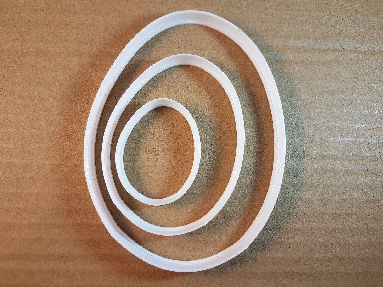Egg Oval Food Shell Shape Cookie Cutter Easter Biscuit Pastry Fondant Sharp