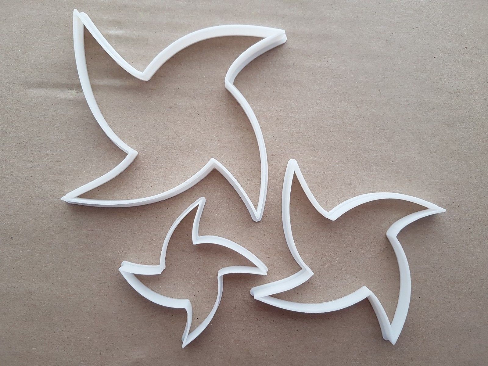 Hurricane Star Firework Shape Cookie Cutter Dough Biscuit Pastry Fondant Sharp