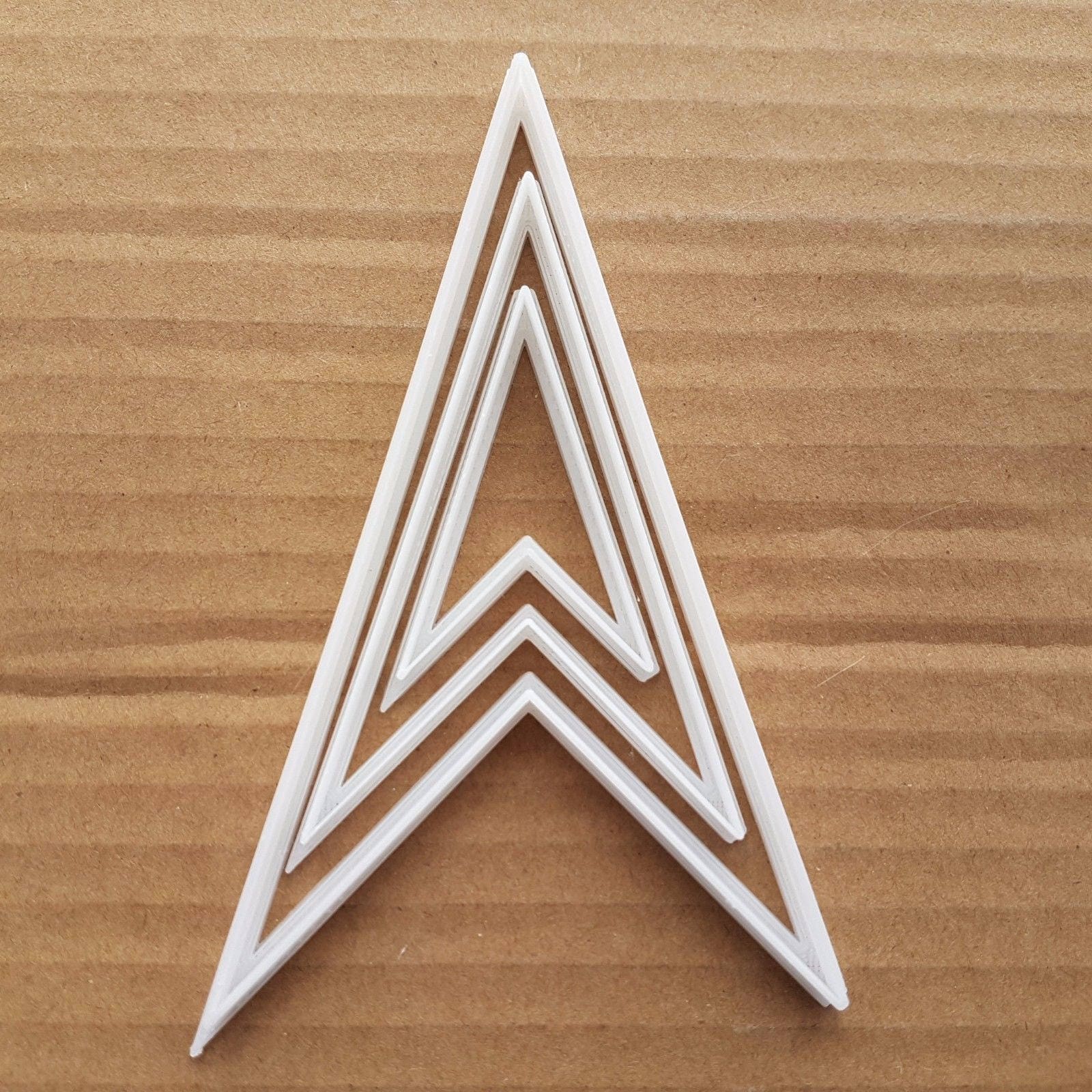 Location Arrow Symbol Shape Cookie Cutter Dough Biscuit Pastry Fondant Sharp Map
