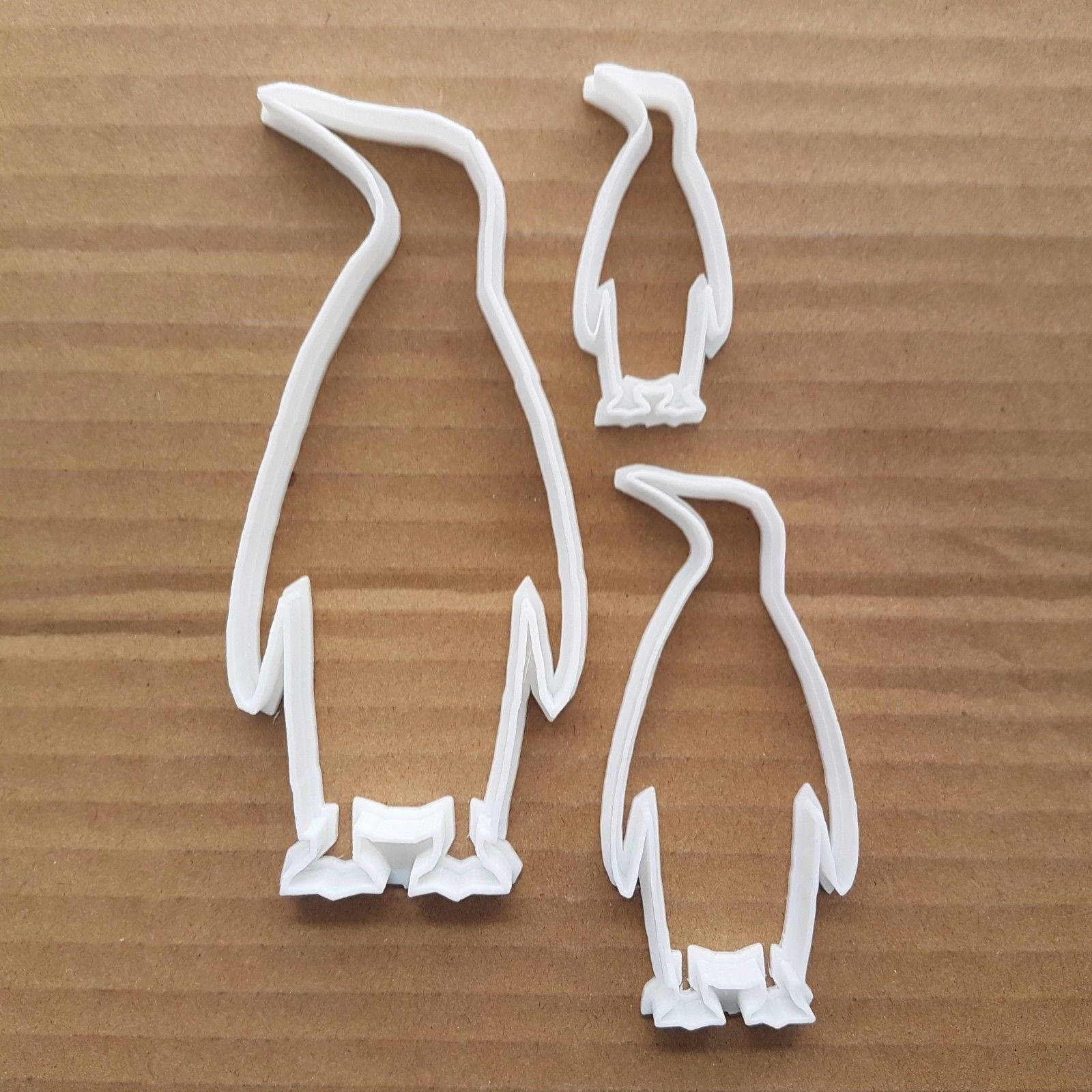 Penguin Aquatic Bird Blue Shape Cookie Cutter Dough Biscuit Pastry Fondant Sharp