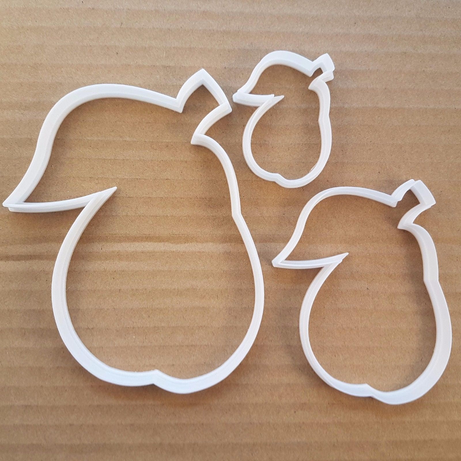 Pear Fruit Plant Tree Shape Cookie Cutter Dough Biscuit Pastry Fondant Sharp
