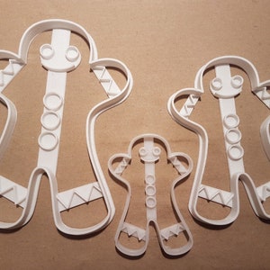 Ginger Bread Man Cake Christmas Shape Cookie Cutter Dough Biscuit Fondant Stamp Stencil Sharp Xmas Gingerbread Decoration Dessert