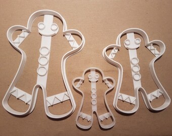 Ginger Bread Man Cake Christmas Shape Cookie Cutter Dough Biscuit Fondant Stamp Stencil Sharp Xmas Gingerbread Decoration Dessert